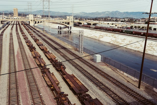 watercraft and kayak on the la river