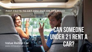 can someone under 21 rent a car banner
