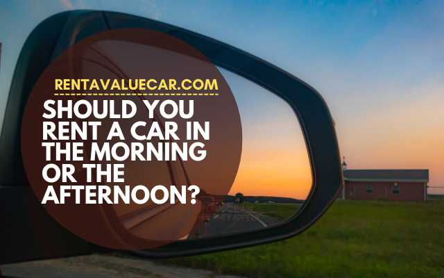 morning car rental blog article header