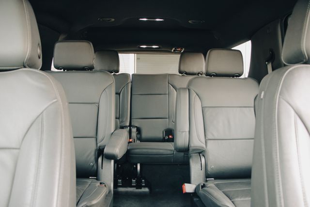 Interior of a minivan