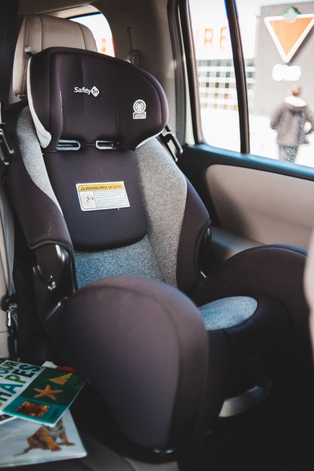Child Carseat in a rental car